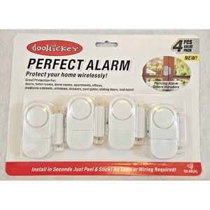 Doohickey Perfect Alarm 4 Pack Home Office Window Intruder Alert Safe Security